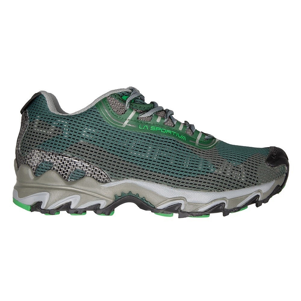 La Sportiva Wildcat 2.0 GTX Mens 11.5 Gore Tex Hiking Shoe Green/Gray 35D738711